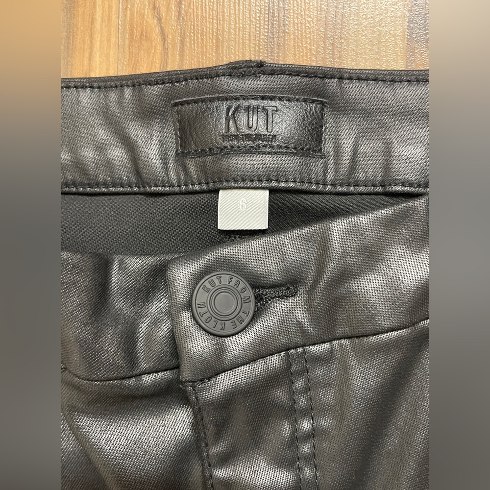 Kut from the Kloth Meg Fab Ab Wide Legs High Rise Pants - Picture 3 of 11